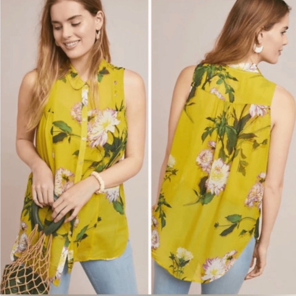 BNWT Maeve by Anthropologie Sleeveless Blouse